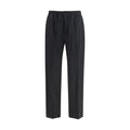 Cotton gabardine trousers