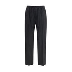 Cotton gabardine trousers