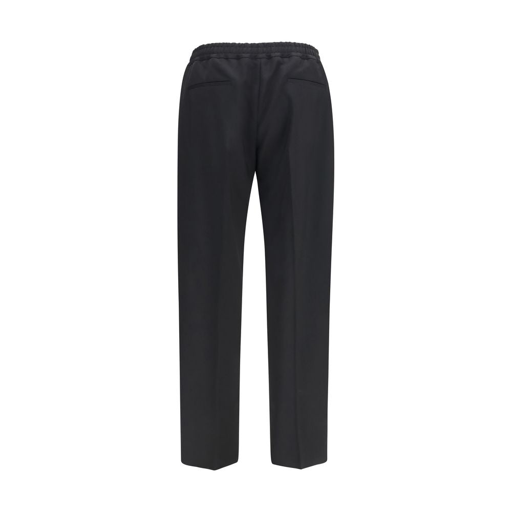 Cotton gabardine trousers