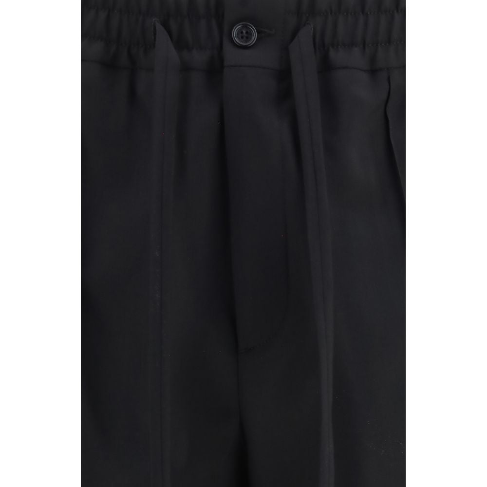 Cotton gabardine trousers