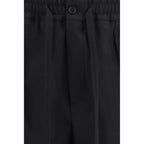 Cotton gabardine trousers
