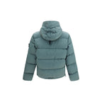 Hooded down jacket