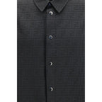 Shirt in FF-motif nylon jacquard