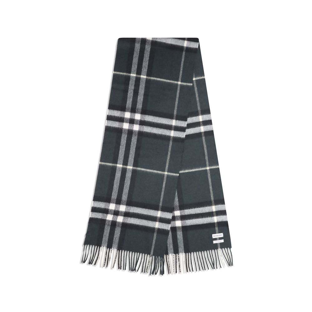 Sciarpa in cashmere con motivo Check
