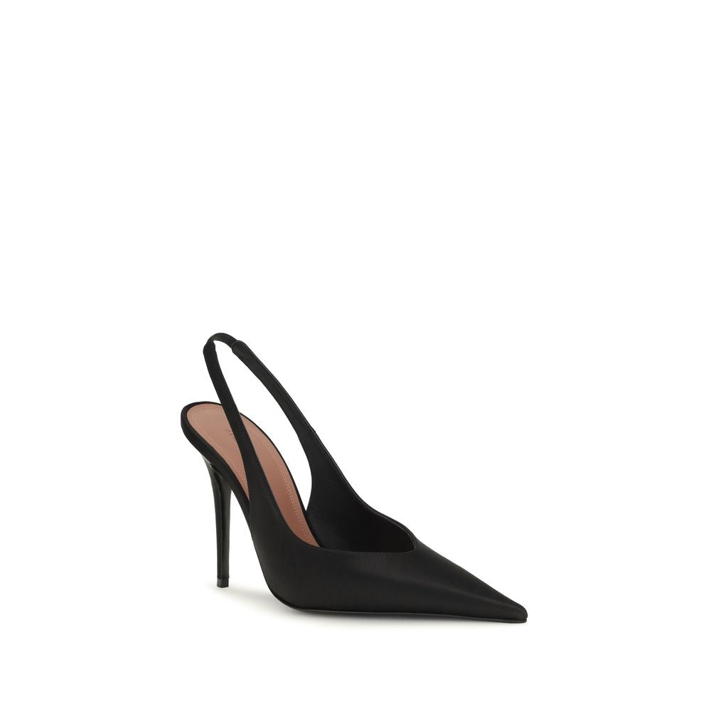 Décolleté slingback Anok in raso di seta