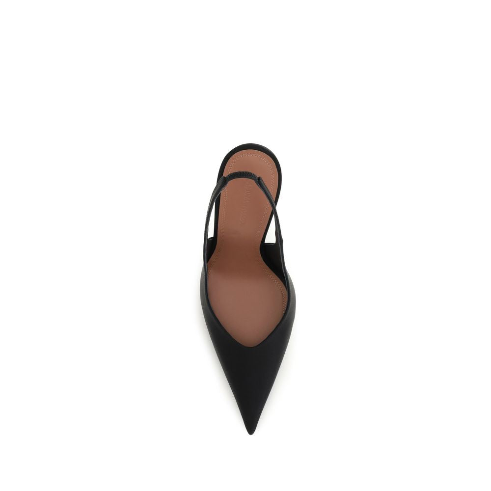 Décolleté slingback Anok in raso di seta