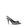 Décolletè slingback in pelle