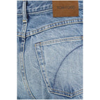 Jeans Cigarette in denim lavato