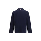 Cotton oversized colorblock rugby polo