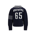 Merino wool 65 hooded cardigan