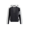 Felpa con cappuccio Loopback Colorblock in cotone