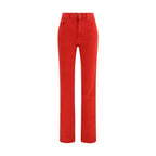 Cotton denim trousers
