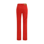 Cotton denim trousers