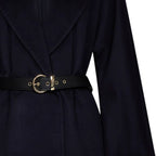 Jacket with removable belt