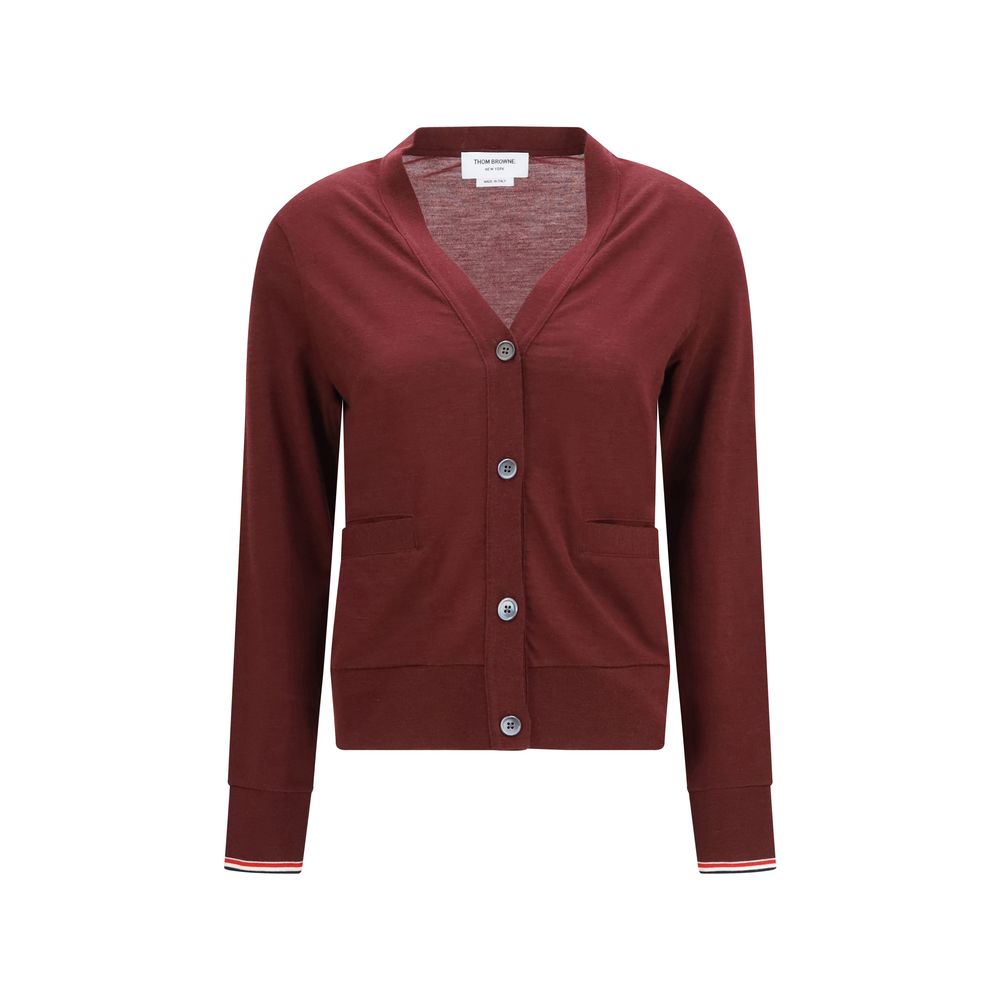 Merino wool V-neck cardigan