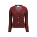 Merino wool V-neck cardigan