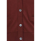 Merino wool V-neck cardigan