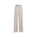 Pantaloni in twill di lana elasticizzato