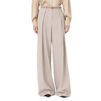 Pantaloni in twill di lana elasticizzato