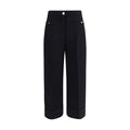 Pantaloni sartoriali in tessuto hopsack