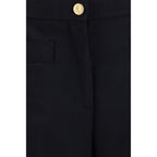 Pantaloni sartoriali in tessuto hopsack