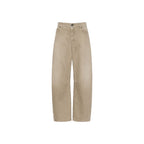 Beige denim jeans