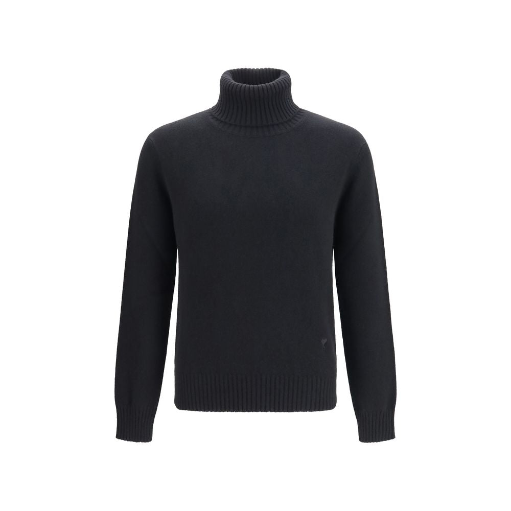 Maglione a collo alto con logo