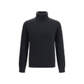 Maglione a collo alto con logo