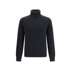 Maglione a collo alto con logo