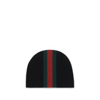 Cappello con banda Web in lana merino