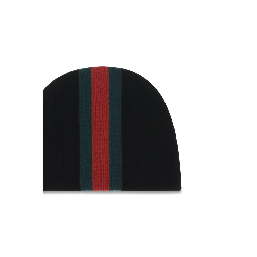 Cappello con banda Web in lana merino
