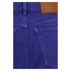 Cotton denim trousers
