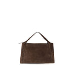 Borsa a spalla Sartorial in suede