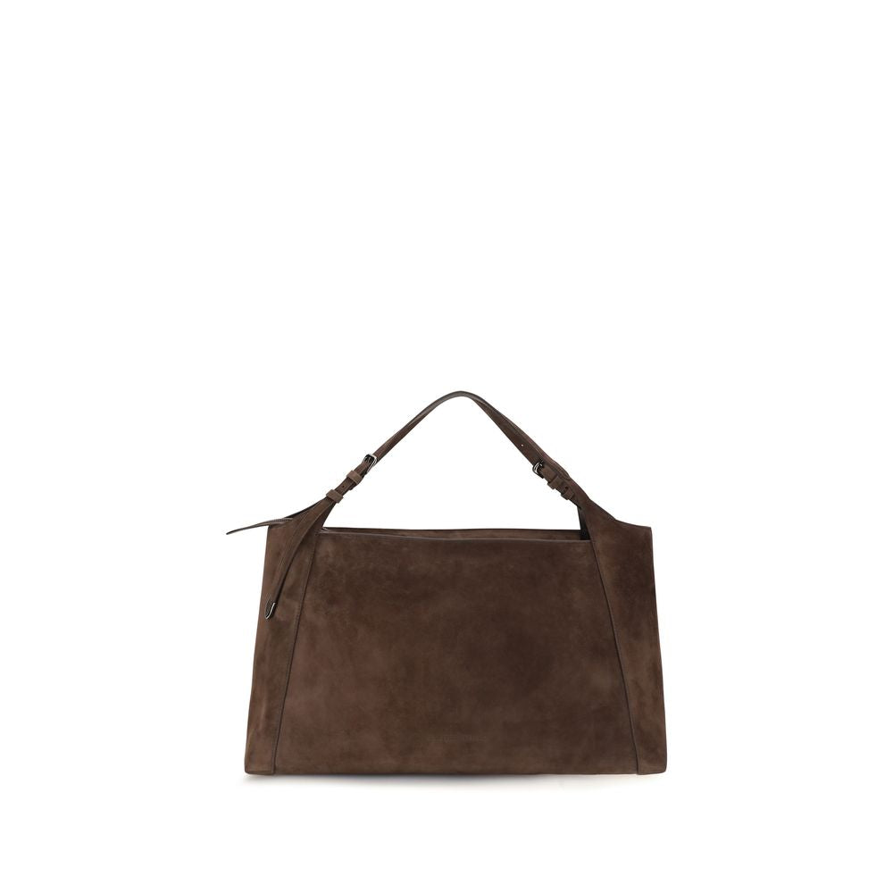 Borsa a spalla Sartorial in suede