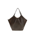 Leather shopping bag
