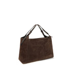 Borsa a spalla Sartorial in suede