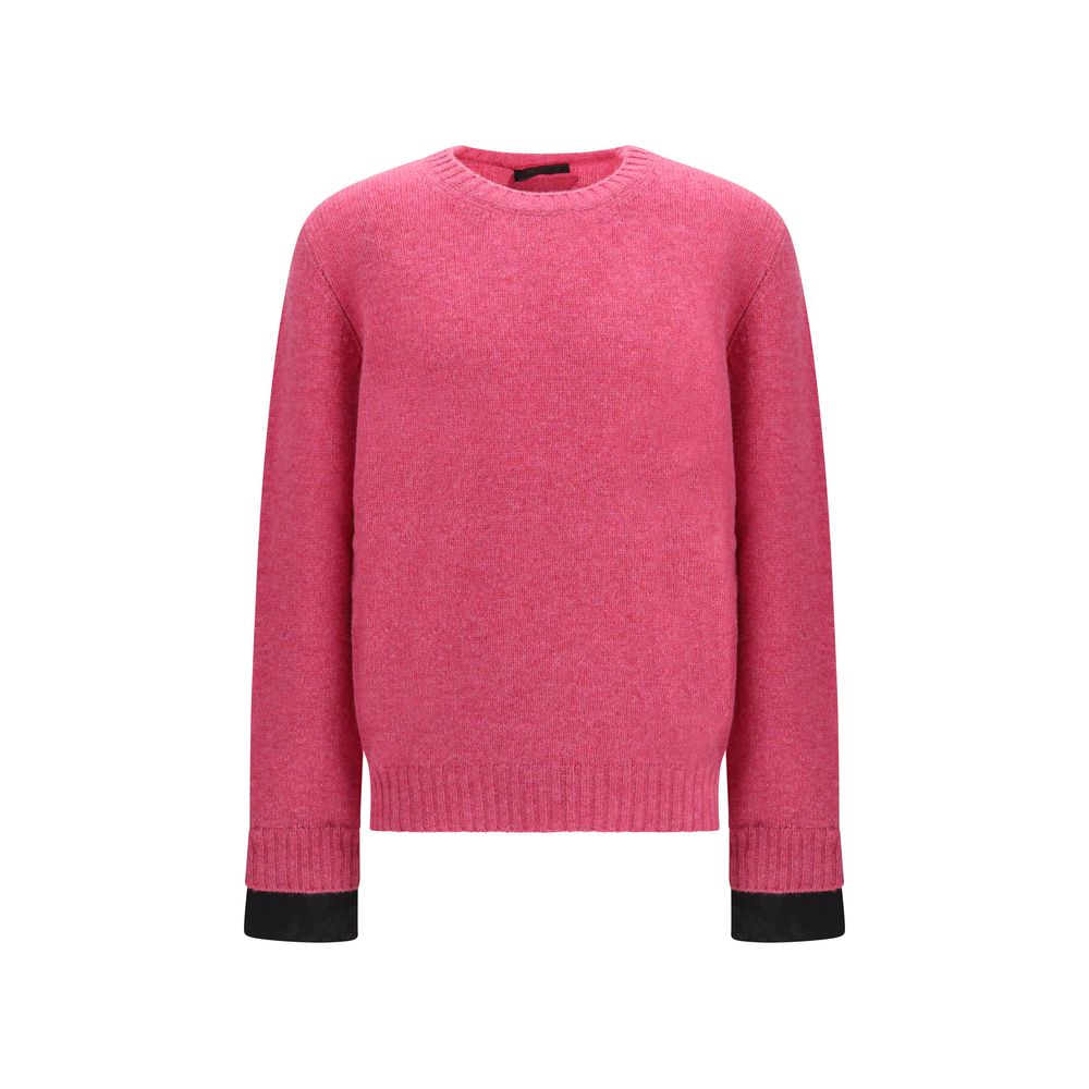 Shetland wool crew-neck sweater