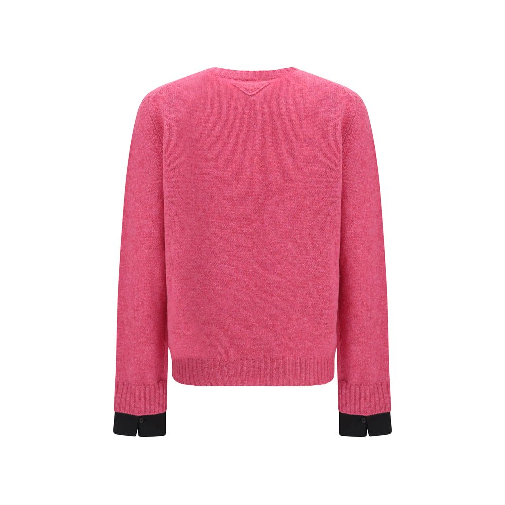 Shetland wool crew-neck sweater