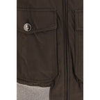 Bomber in techno-cotone