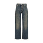 Vintage-effect jeans