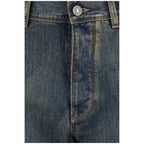 Vintage-effect jeans