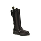 Stivali biker in pelle