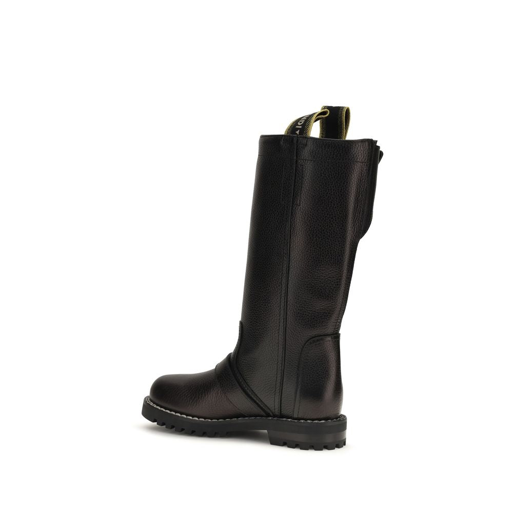 Stivali biker in pelle