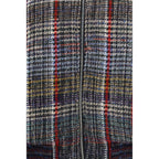 Caperdoni check-pattern wool bomber jacket