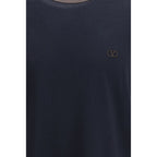 T-shirt in jersey di cotone con logo