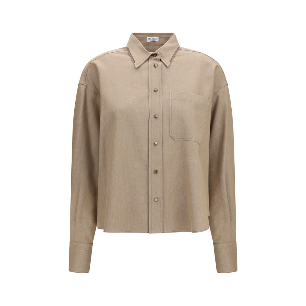 Camicia in denim Sparkling con colletto