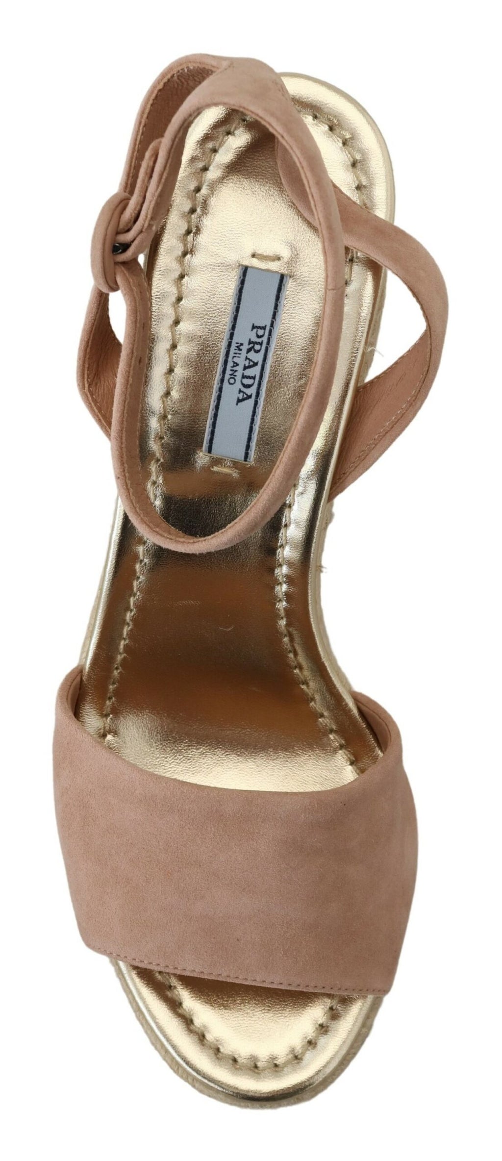 Pink Suede Ankle Strap Heels