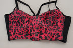 Corsetto rosa leopardato