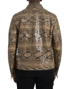 Exotic leather jacket