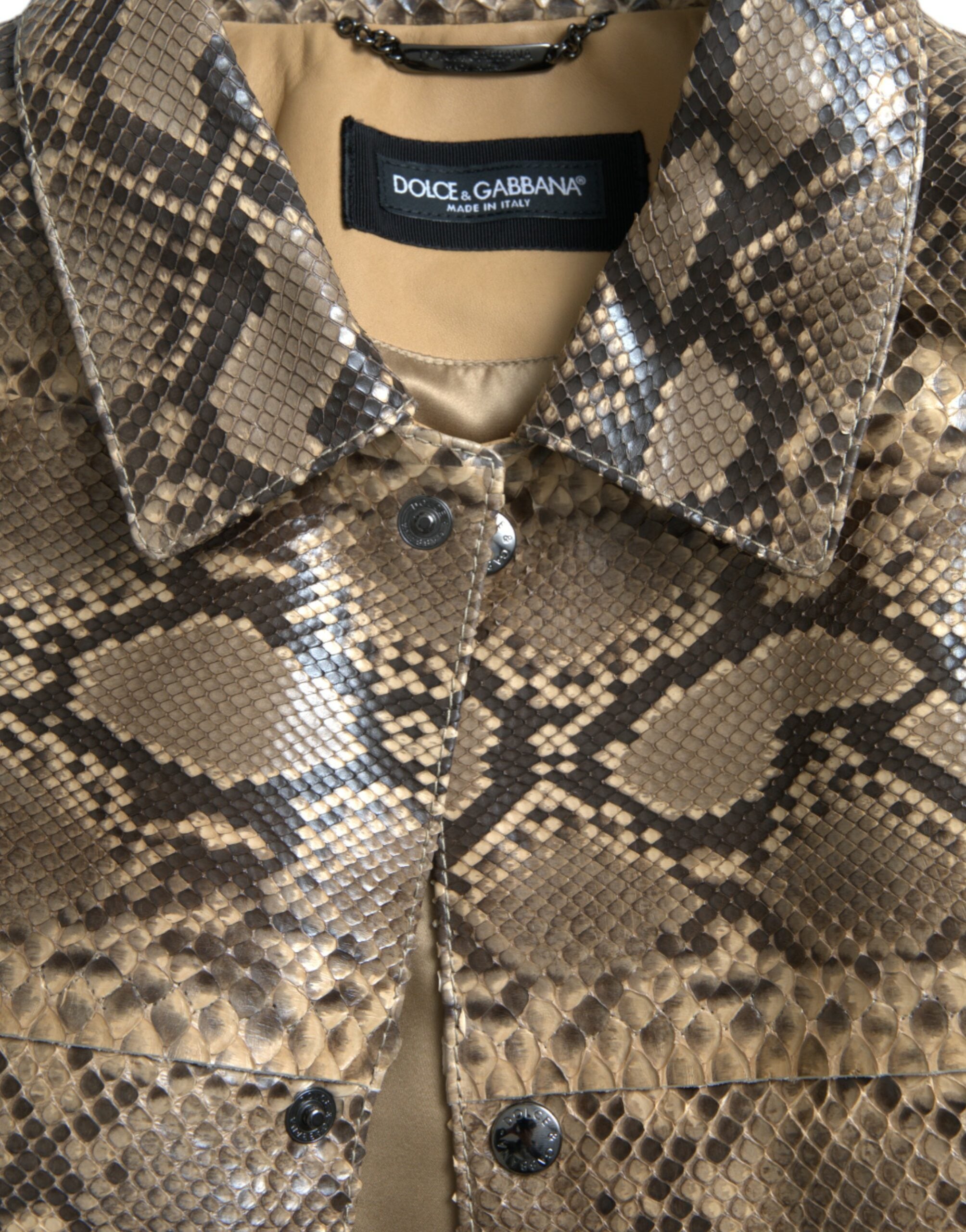Exotic leather jacket